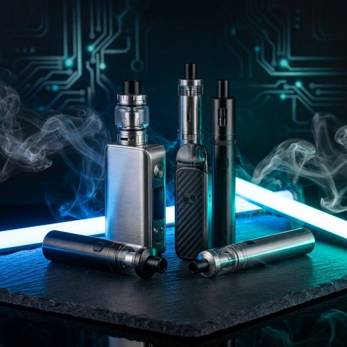 Vape box mods and devices