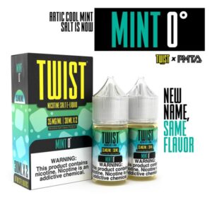 Mint 0° Nic Salt by Twist E-liquids - ( 2 Pack) - E-Juice