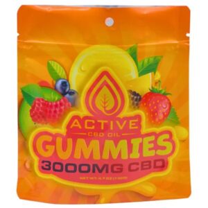 Active CBD Oil High Strength Gummies 15mg or 25mg Per Gummy - New Deals
