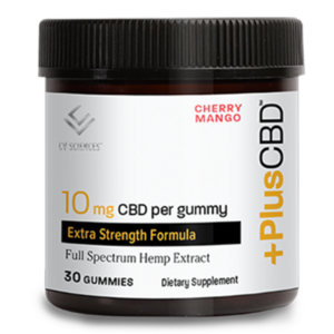 PlusCBD Extra Strength Gummies Cherry Mango 10mg 30ct - New Deals
