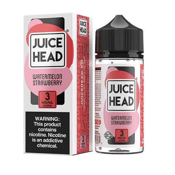 Juice Head Watermelon Strawberry - (100mL) - e-juice bottle