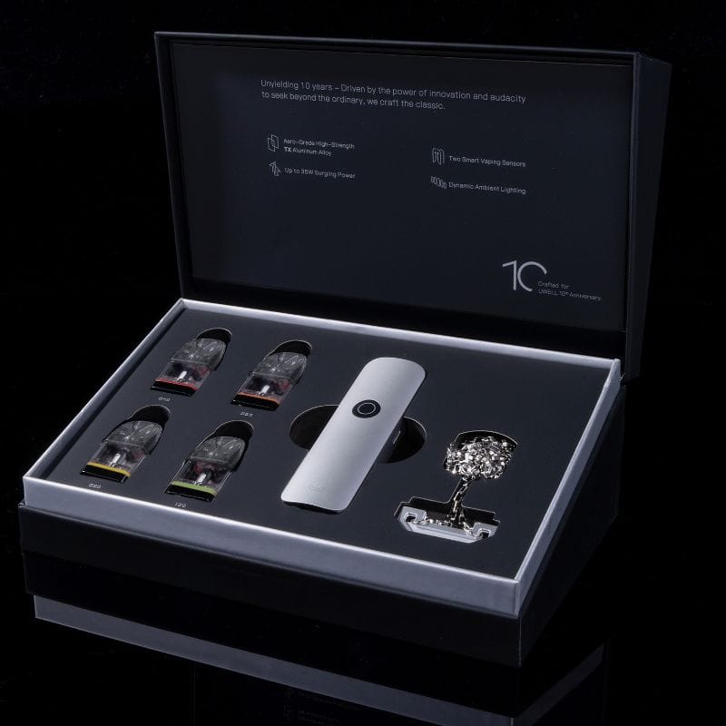 Uwell Caliburn G4 Classic 35W Pod Kit Classic Silver Giftbox
